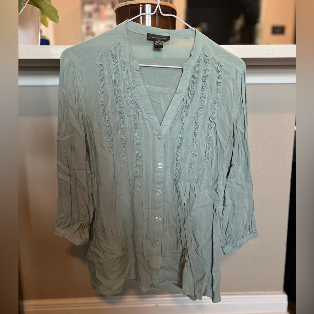 Blue office shirt